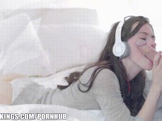 penis headphones gif