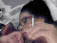 Smoking and cum gif