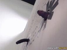 Double BBC Gloryhole gif