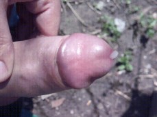 Cumming outdoors gif