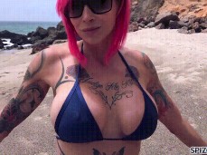 #anna bell peaks #beach #bikini gif