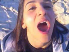 sweetie swallow cum gif