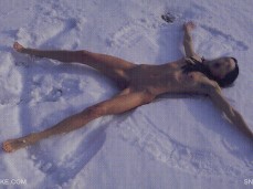 snow angel gif