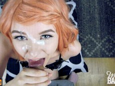 #cumshot #facial gif