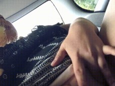 Effy Cumming in the Car - effygrace.manyvids.com gif