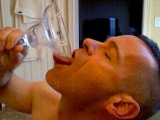 Drinking his cum gif