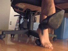 NYLON FOOT DOMINATION gif