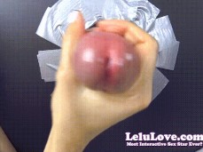 lelu love female pov glorryhole cum gif