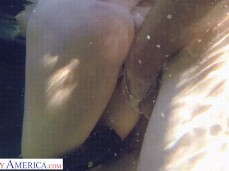 Penetrating Kenzie Tyalor's pussy underwater gif