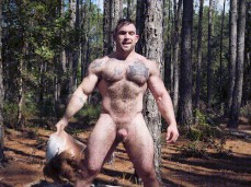 masked Michael Myers (Jack 5) walking hard outdoors 0829 3 gif