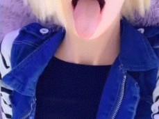 #ahegao # #cosplay gif