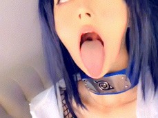 Ahegao Cosplay gif