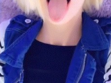 Ahegao Cosplay Face gif