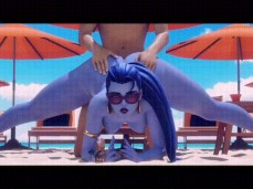 Widowmaker Splits Fuck gif