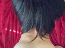 Asian doggy pov nice hair gif