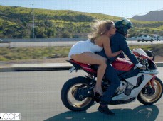 Mia Melano bike ride gif