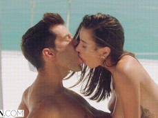 kiss ocean gif