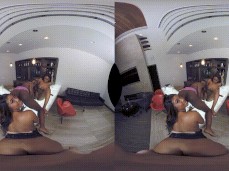 Vr ebony foursome gif