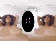 VR busty ebony babe gif