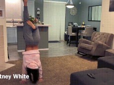 handstand remove pants gif