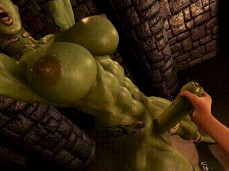 orc handjob gif