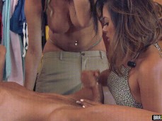 Kaylani Lei jerking a guy off gif