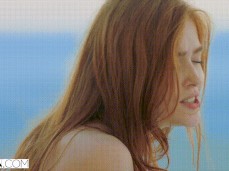 red head cumming gif