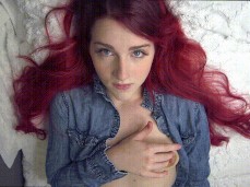 redhead beautiful agony gif