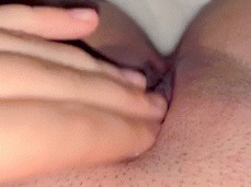 female pov rubbing clit gif