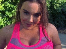 Nice Big Natural Tits Sports Bra gif