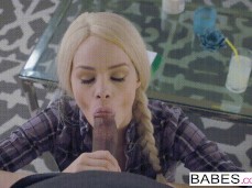 Elsa Jean IR Clothed BJ gif