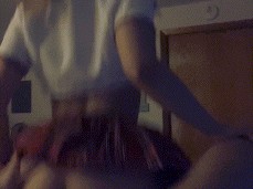 schoolgirl home ride gif