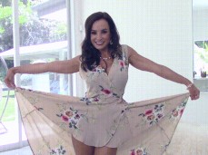 Lisa Ann teasing in her dress 02 gif