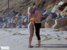 Mia Malkova in thong bikini making out 01 gif