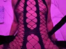 Sex swing POV in fishnet gif