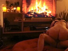 fireside riding gif