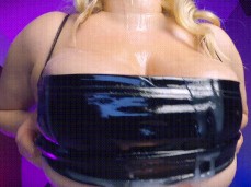 Big Titty Bring Out Huge Cumshot gif