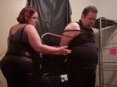 BBW ties up fat guy gif