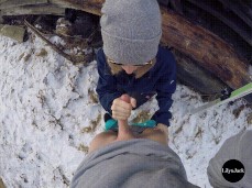 handjob in the snow gif