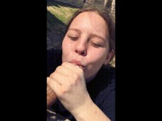 Public Cum in Mouths gif