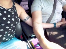 Yurigaucho jerking & sucking Uber driver's big fat cock 0022 gif