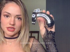 Chastity Tease POV gif