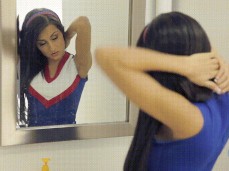 Lexi Diamond Cheerleader cumshot gif