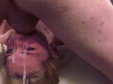 sloppy face fuck gif