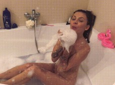 tub and hard nipples gif