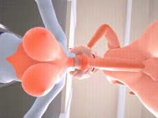 Deep blowjob at work 3D gif