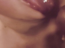 Cum eating gif