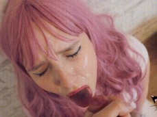 Lolla Dolly facial cumshot gif