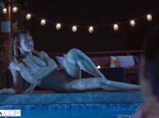 Pale petite lesbian pool gif