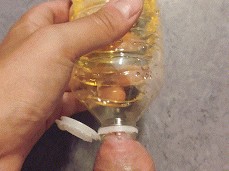 bottle pee gif